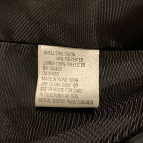 TAHARI. ARTHUR S. LEVINE. Size 2 Petite. Blue Lined Professional Blazer. DB - Picture 8 of 8